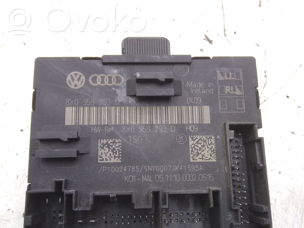 Audi A1 Oven ohjainlaite/moduuli 
