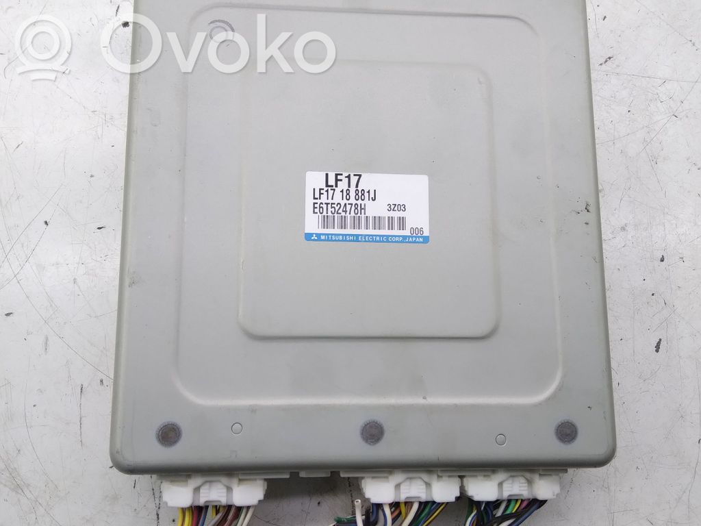 Engine control unit/module ECU   LF1718881J,E6T52478H