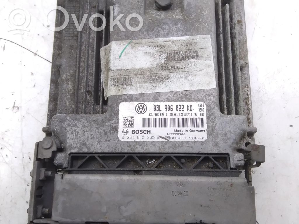 Volkswagen Scirocco Engine control unit/module 