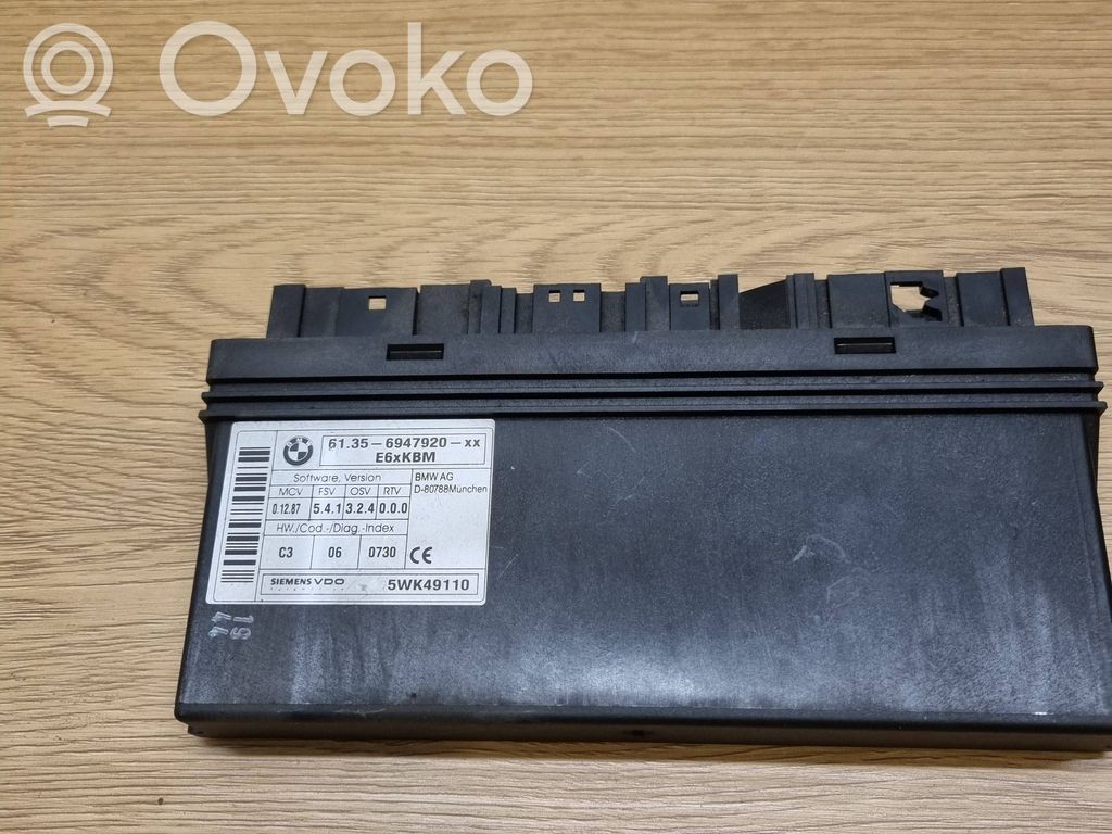 BMW 5 E60 E61 Komforto modulis 