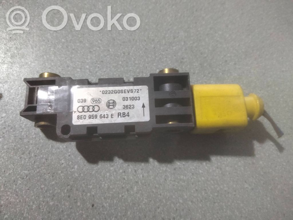 Airbagsensor Crashsensor Drucksensor   8E0959643E,0232G0SEVS72,031003