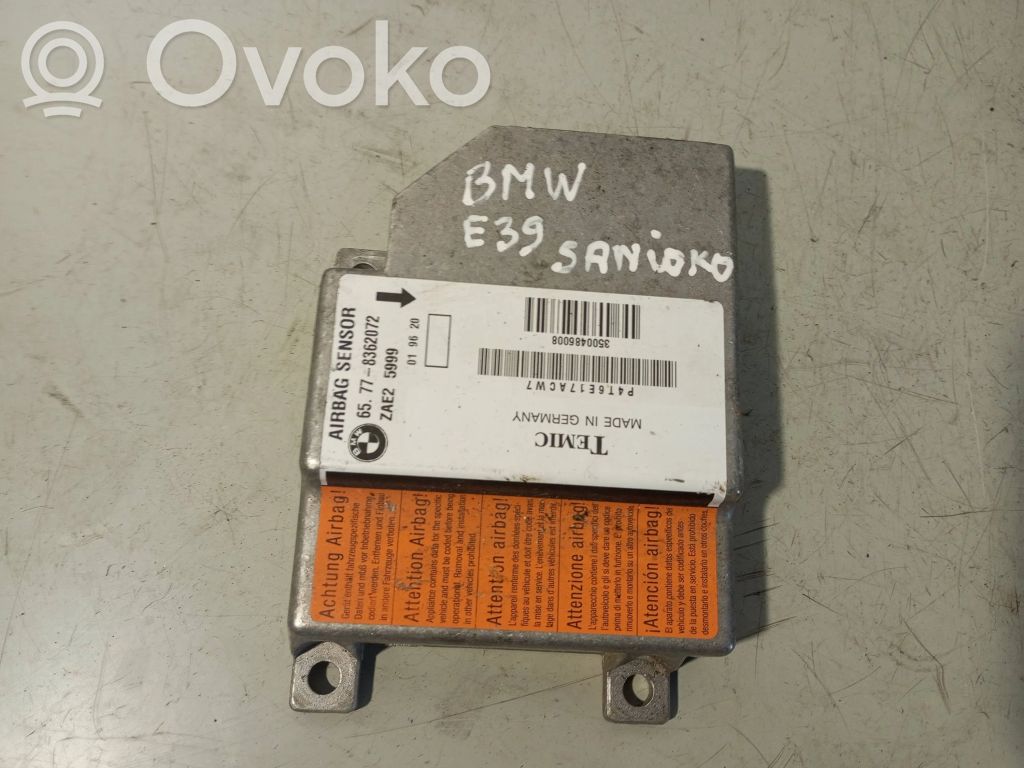 BMW 5 E39 Unitate/modul de comandă airbaguri 