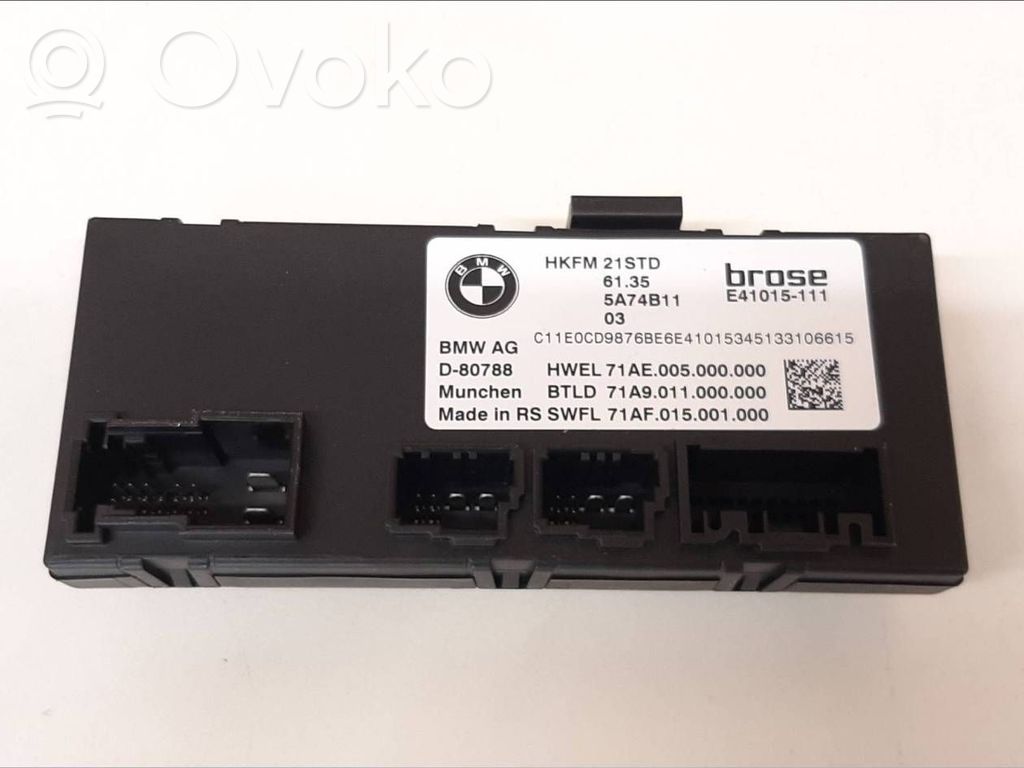 BMW X6 G06 Tailgate/trunk control unit/module 