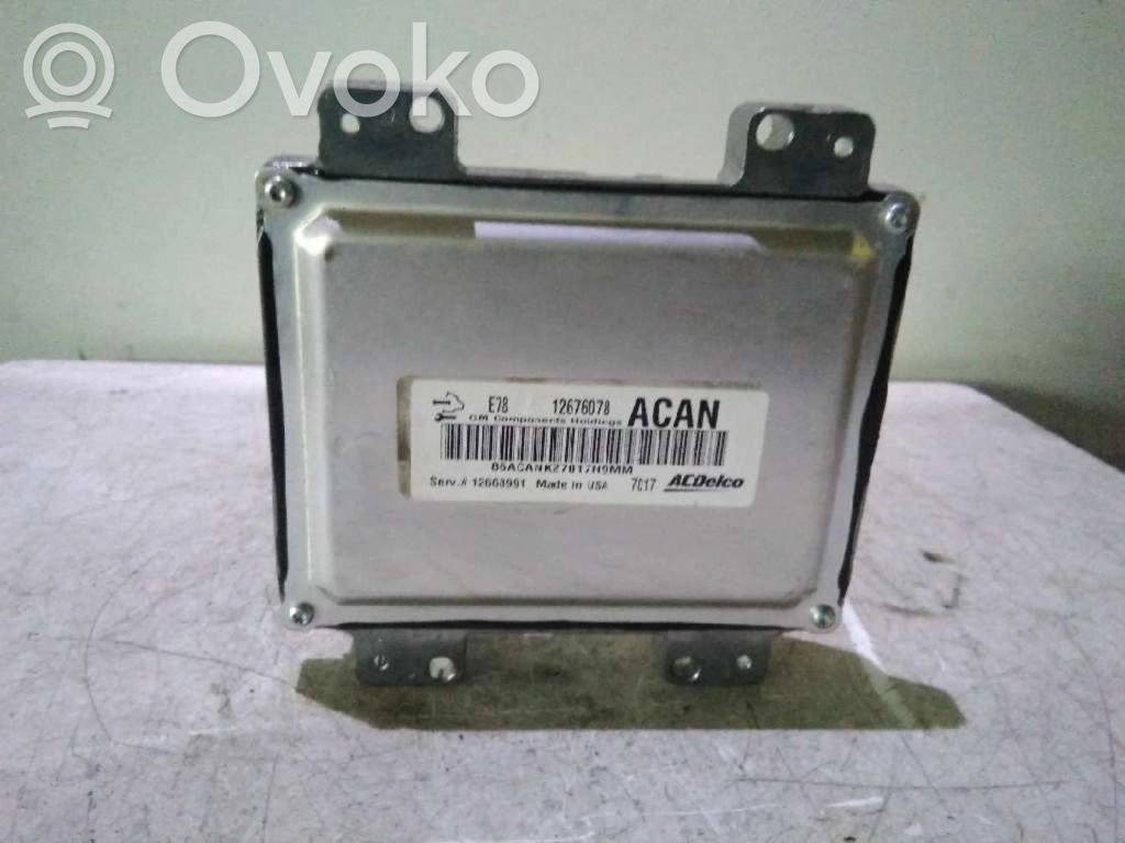 Unidad de control/módulo ECU del motor   12676078