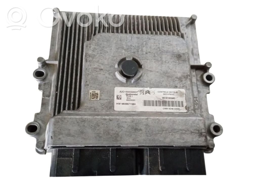 Peugeot 2008 I Engine control unit/module ECU 
