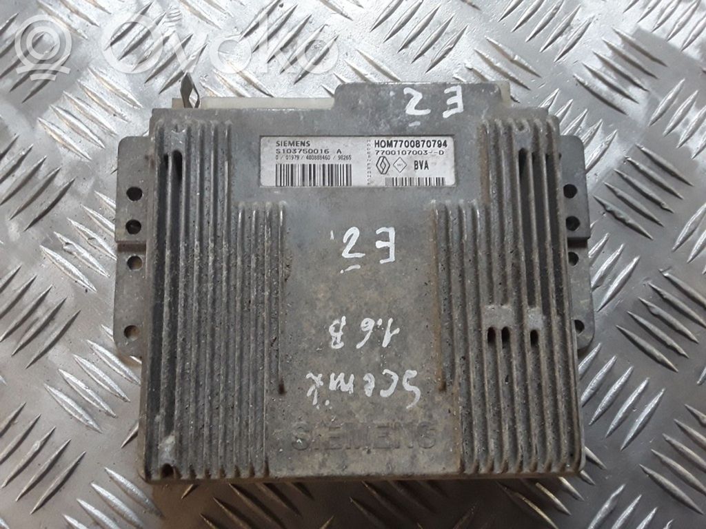 Engine control unit/module   7700107003D,HOM77008707003