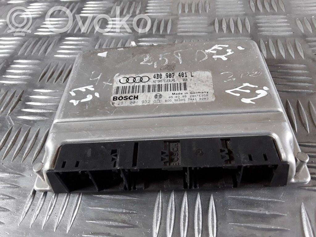 Engine control unit/module   4B0907401L,0281001932,28RTE358