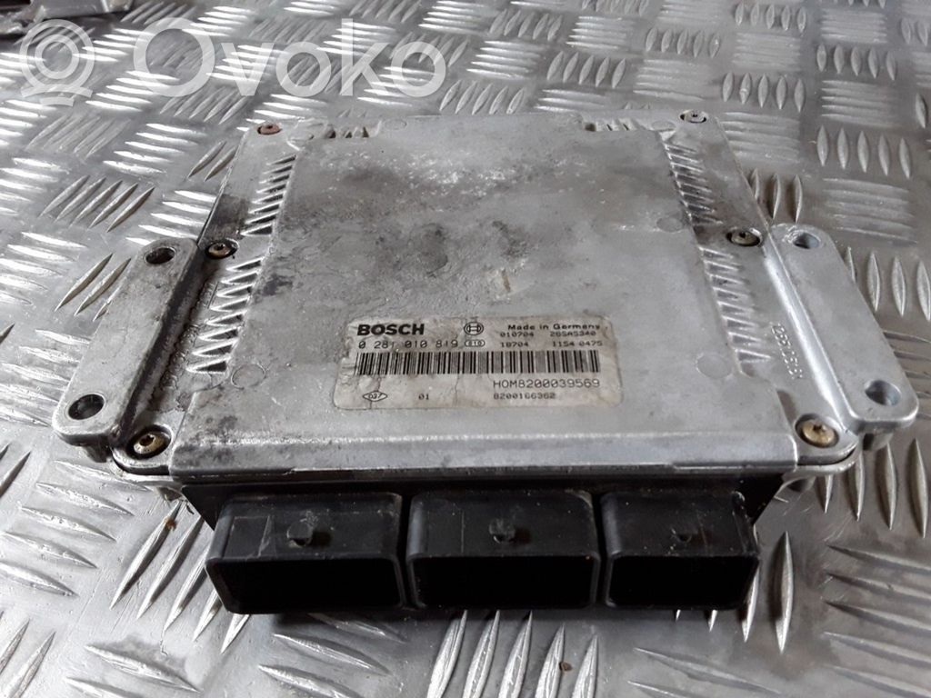 Engine control unit/module   0281010819,8200166362,28SAS340