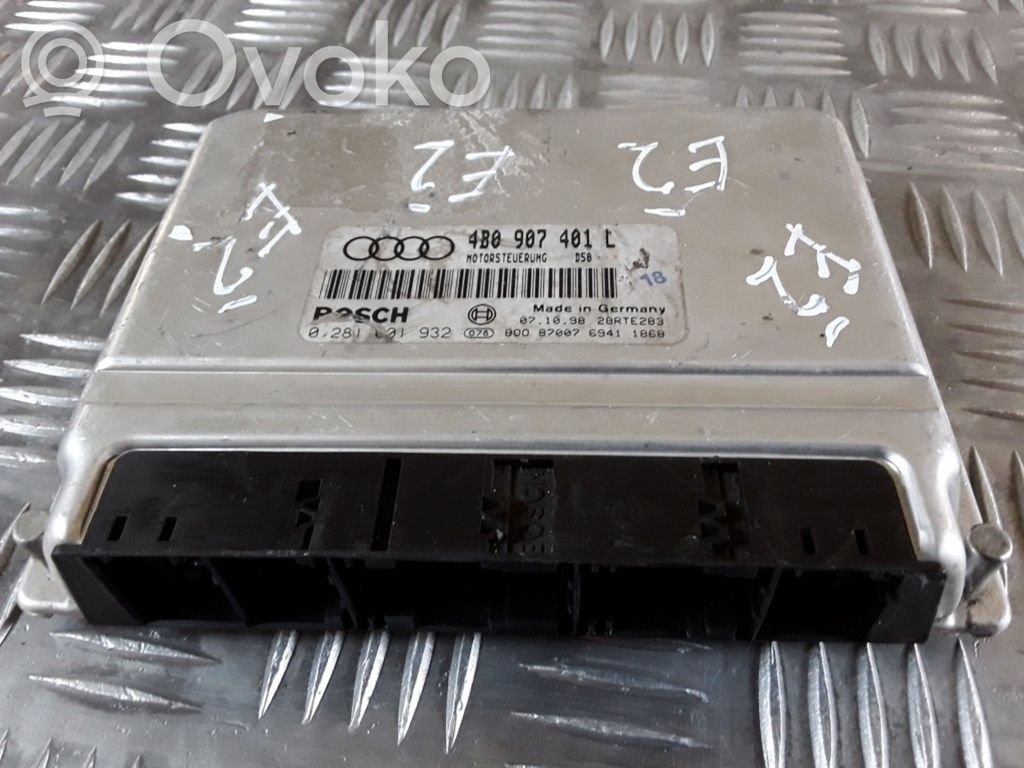 Engine control unit/module   4B0907401L,0281001932,28RTE283