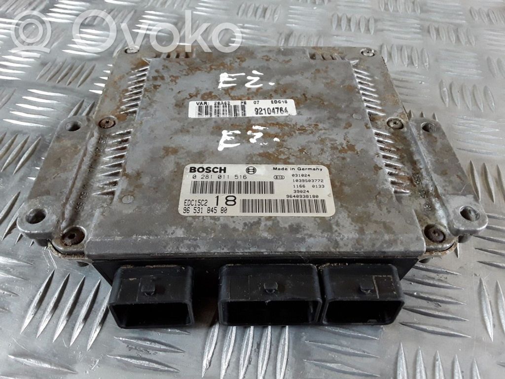 Peugeot 607 Engine control unit/module 