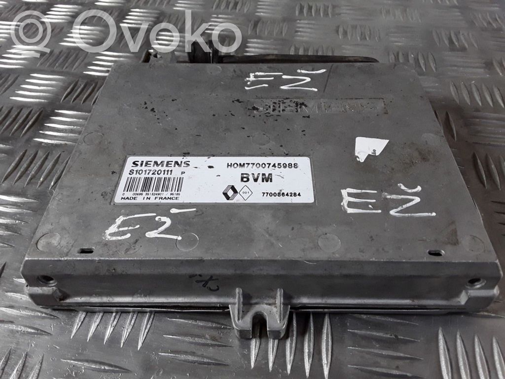 Engine control unit/module   7700864284,S101720111