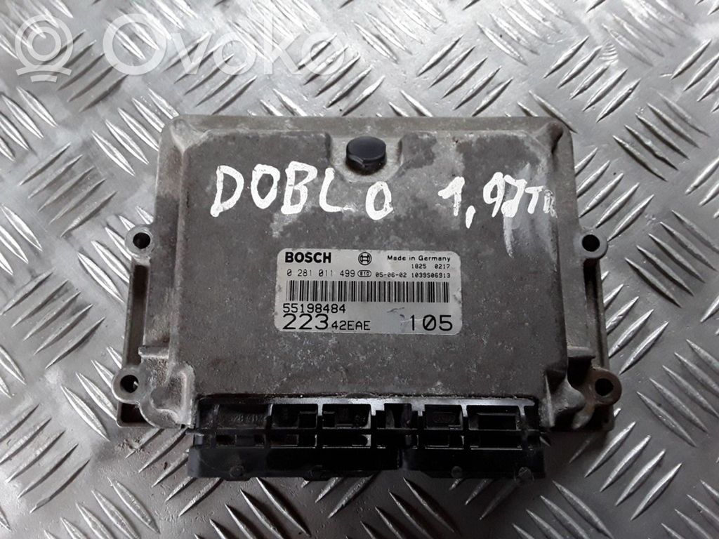 Fiat Doblo Variklio valdymo blokas 