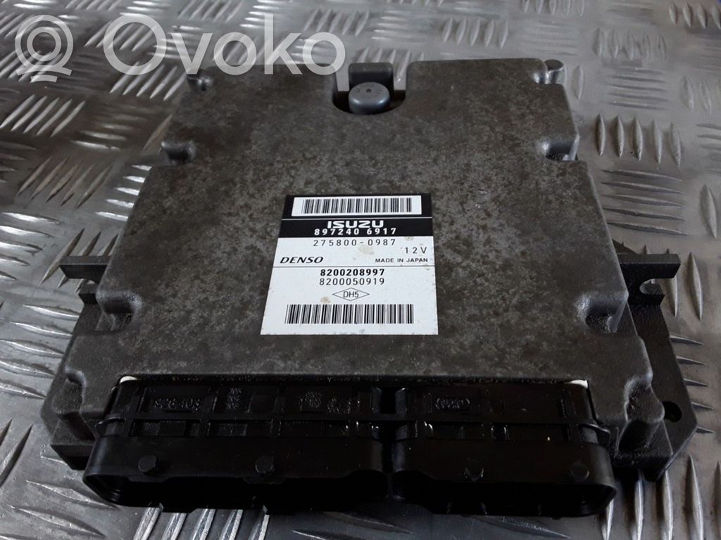 Engine control unit/module   8972406917,2758000987,8200208997