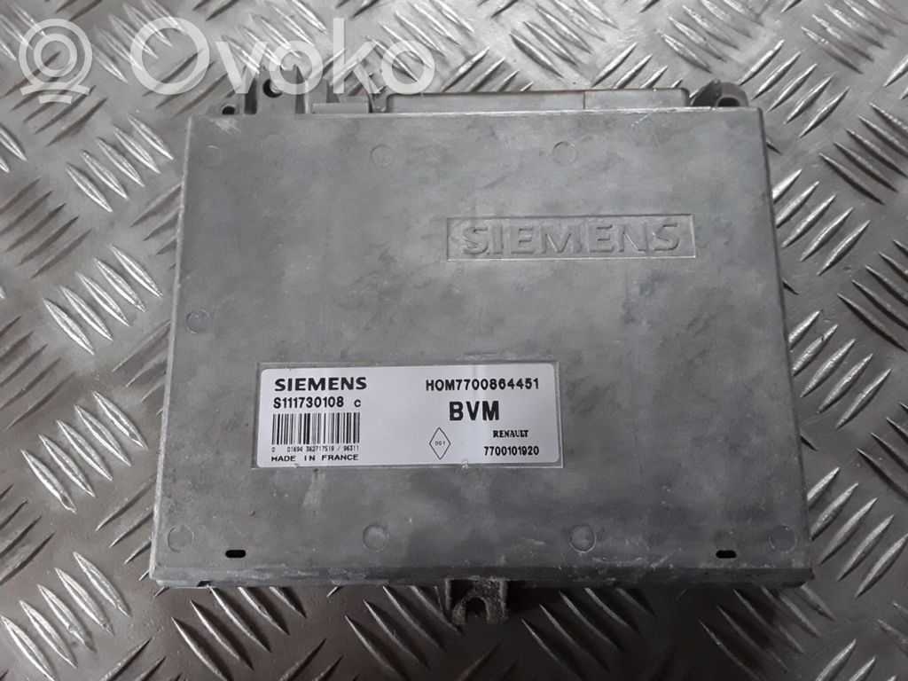 Engine control unit/module   S111730108C,HOM7700864451