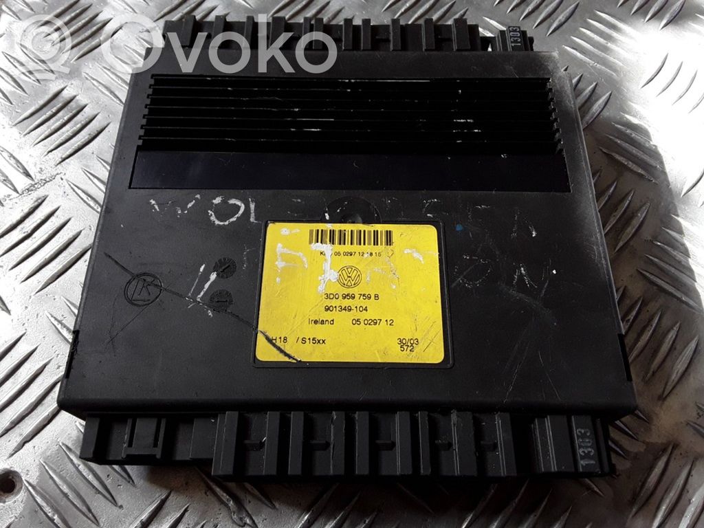 Module de commande de siège   3D0959759B,901349104