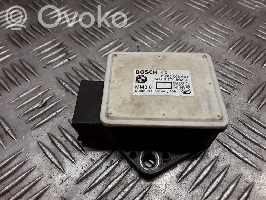 ESP Drehratensensor Querbeschleunigungssensor   0265005681,677460202,1275100496