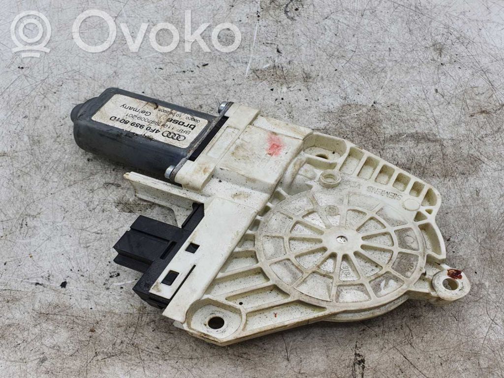 Audi A6 S6 C6 4F Silnik regulatora szyby drzwi przednich 