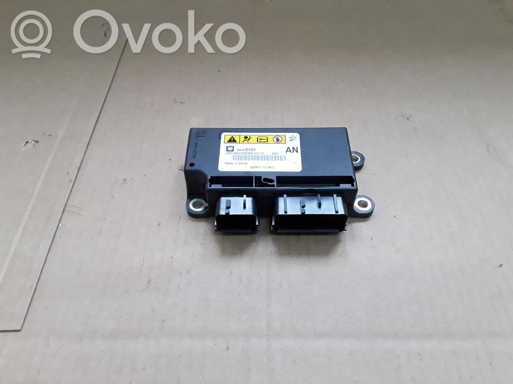 Centralina/modulo airbag   95460702,AS0702E000107115
