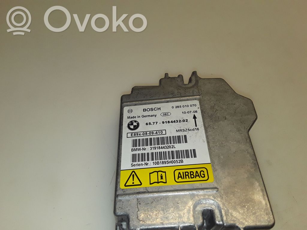 Airbag control unit/module   6577918443202,0285010070,9184432