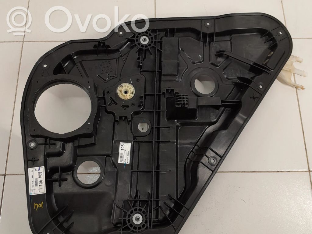 Hyundai Santa Fe Meccanismo di sollevamento del finestrino posteriore senza motorino 