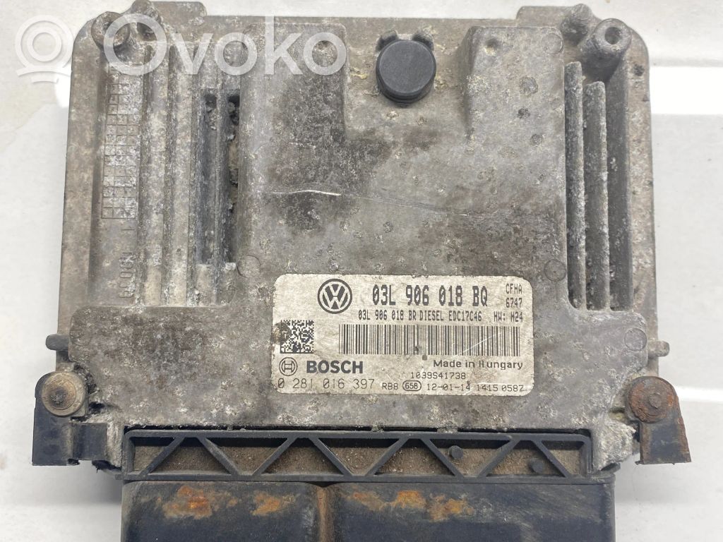 Skoda Yeti (5L) Unitate/modul de control motor 