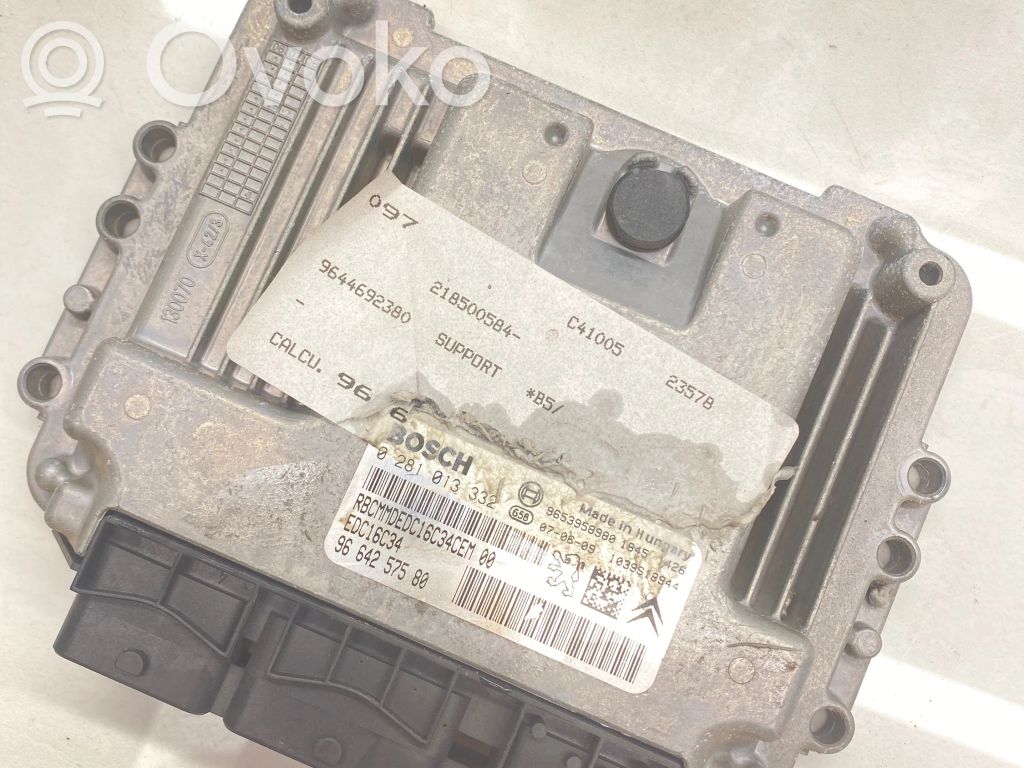 Unitate/modul de control motor   9664257580,0281013332,218500584,9644692380