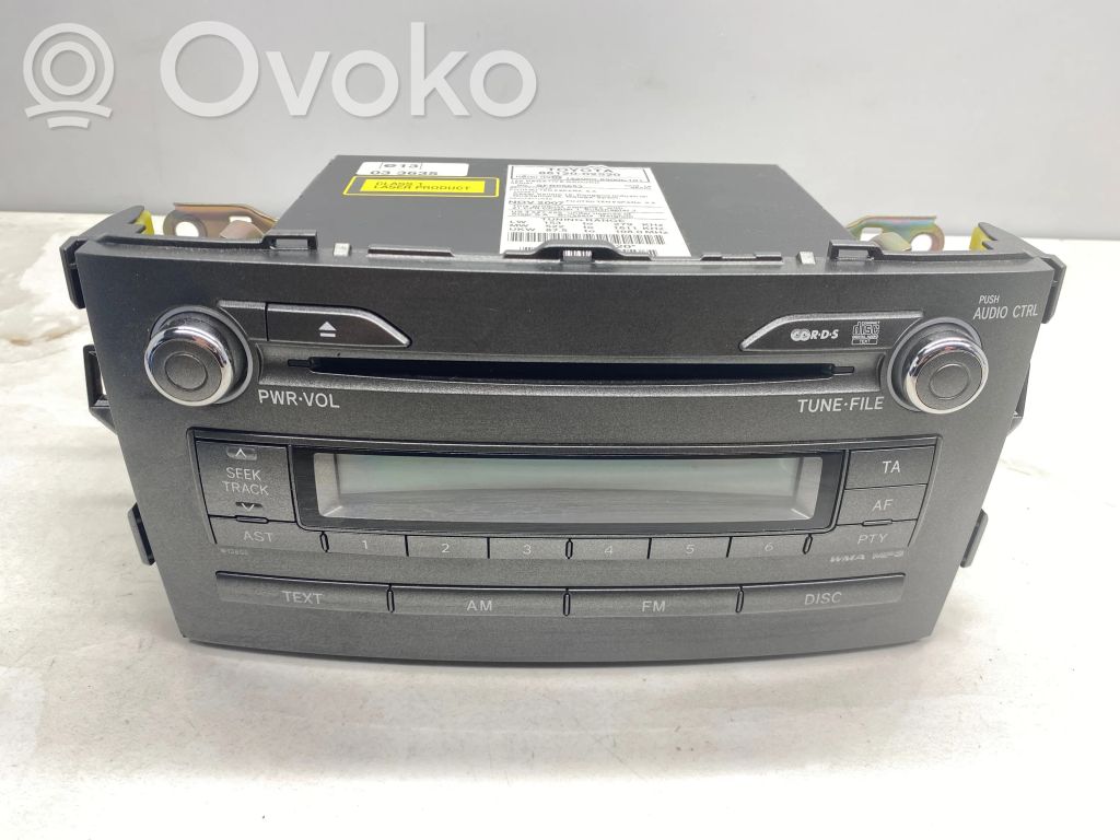 Toyota Auris 150 Unitate principală radio/CD/DVD/GPS