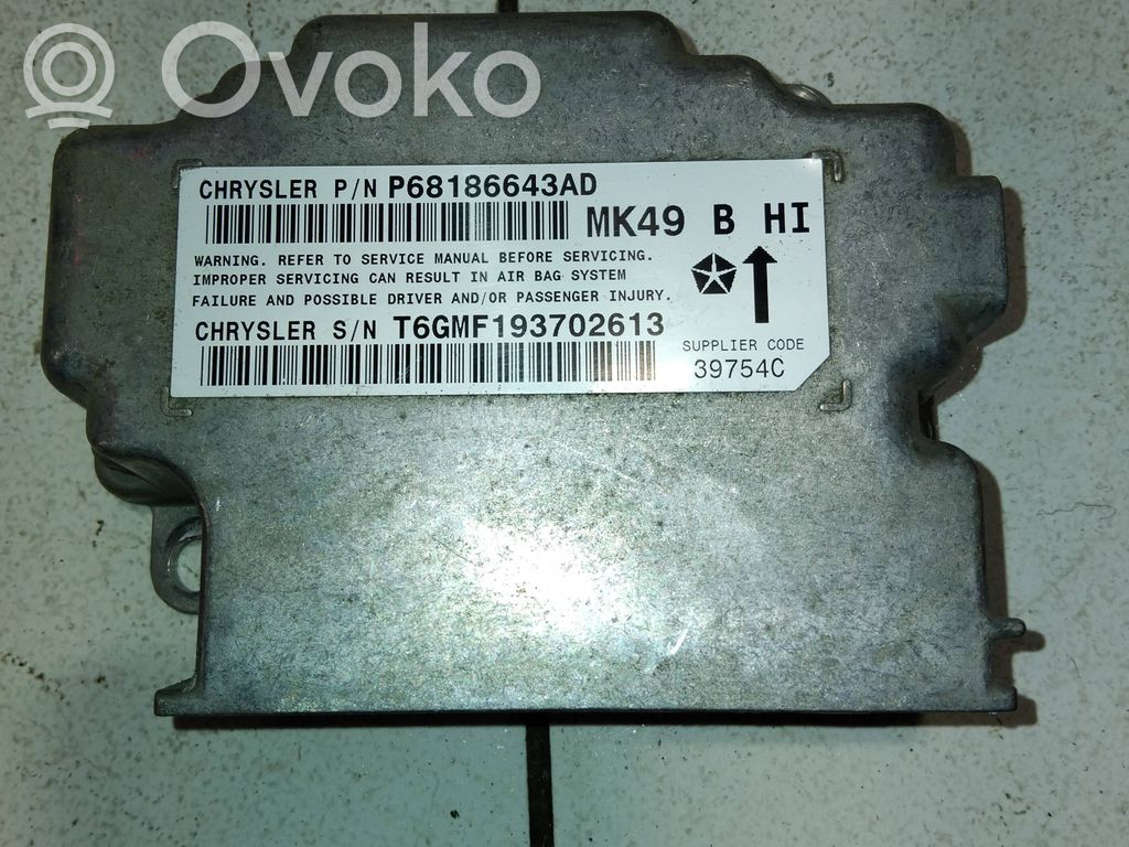 Jeep Compass Airbag control unit/module 