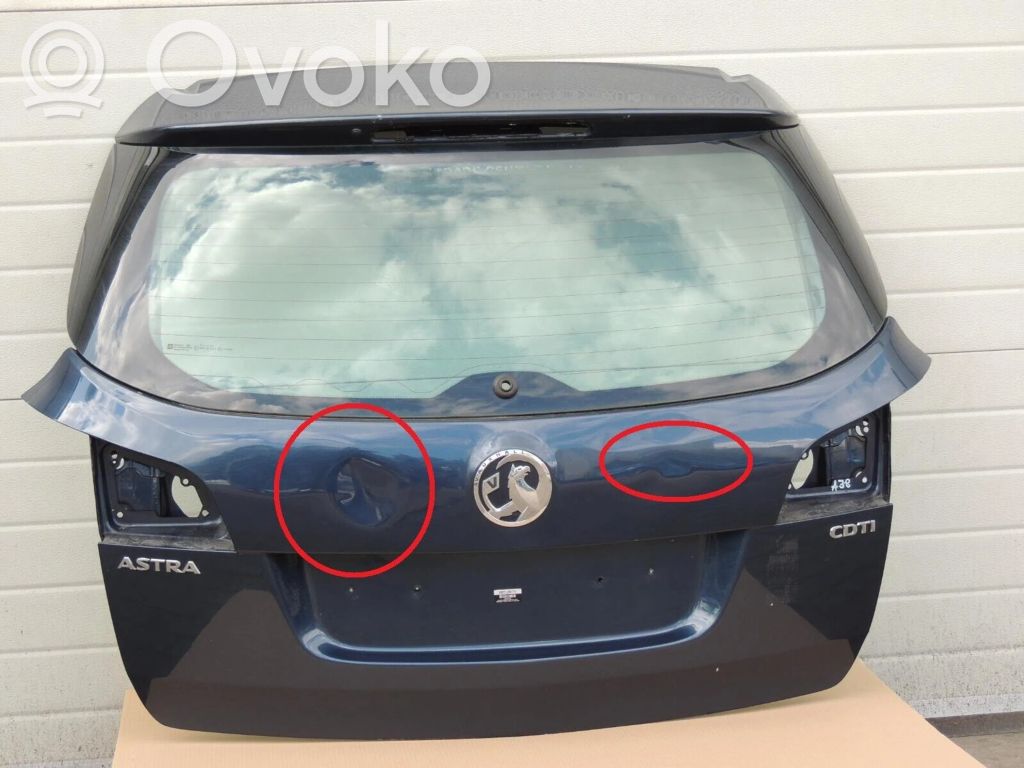 Opel Astra J Tailgate/trunk/boot lid 