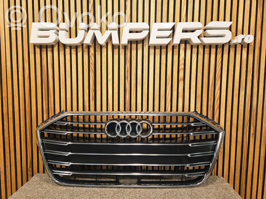 Audi A8 S8 D5 Maskownica / Grill / Atrapa górna chłodnicy 
