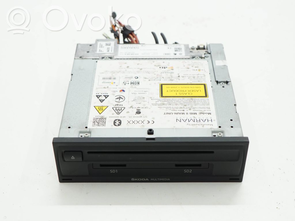 Skoda Superb B8 (3V) Unitate principală radio/CD/DVD/GPS 