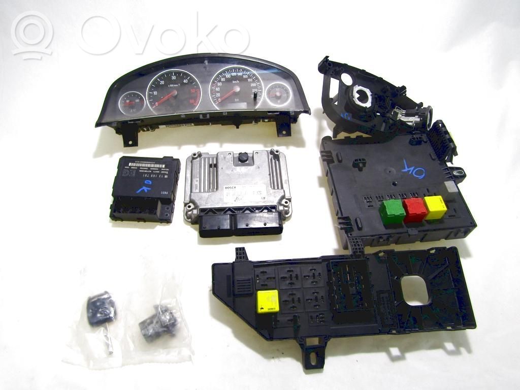 Opel Vectra C Komputer / Sterownik ECU i komplet kluczy 