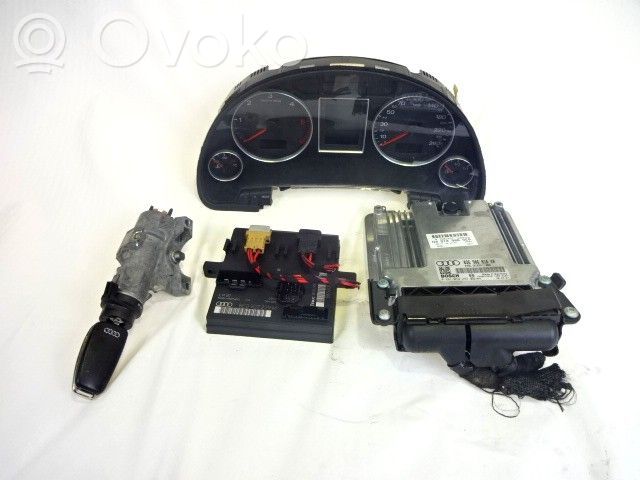 Audi A4 S4 B7 8E 8H Kit cu ECU motor și set închidere uși 