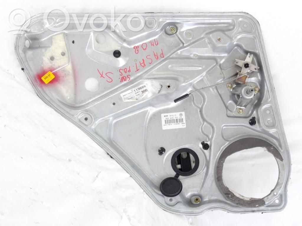 Fiat 500 Cinquecento Ręczny podnośnik szyby drzwi tylnych 