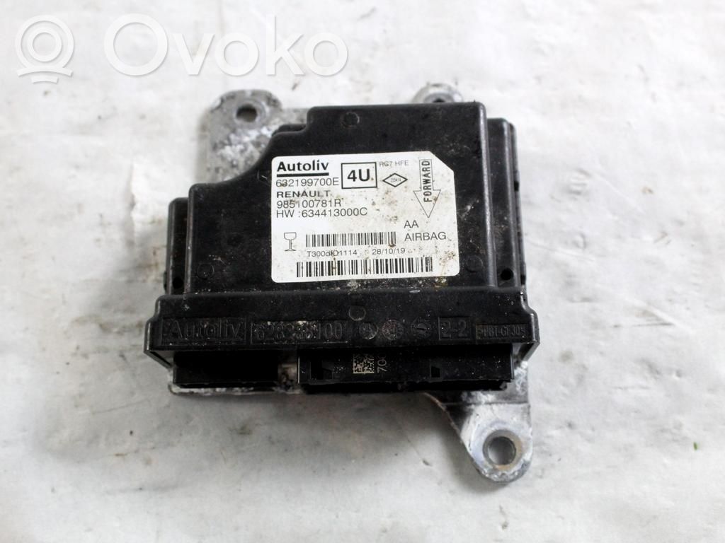 Unidad de control/módulo del Airbag   985100781R