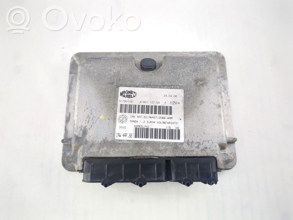 Fiat Panda II Moottorin ohjainlaite/moduuli 