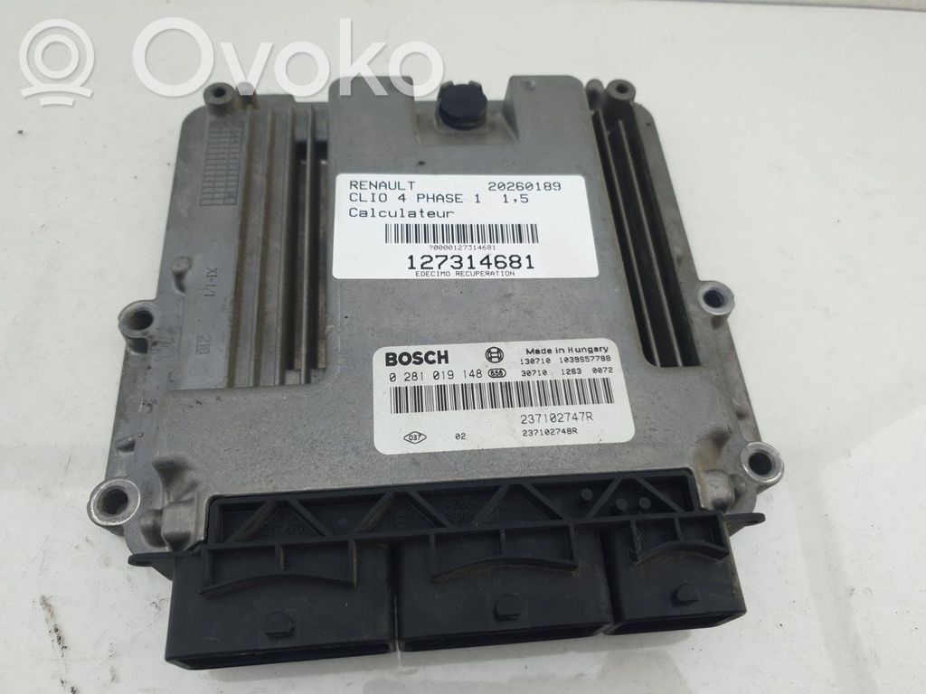 Engine control unit/module   237102747R