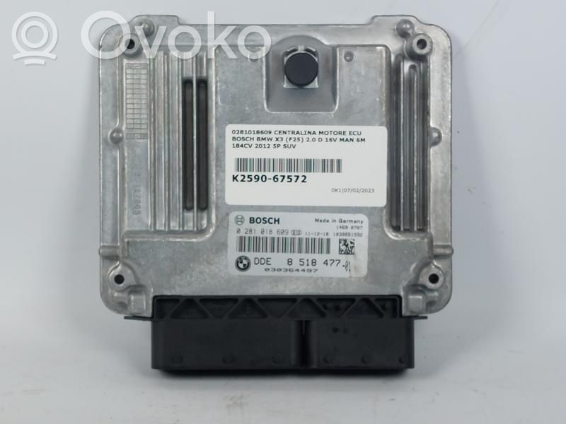 Engine control unit/module   0281018609,0281018609