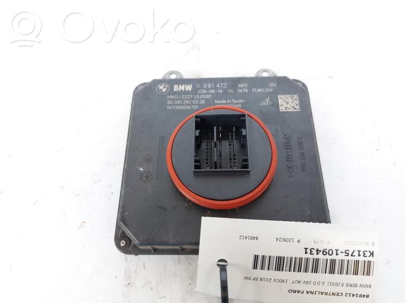 BMW 5 G30 G31 G38 Modulo di zavorra faro Xenon 