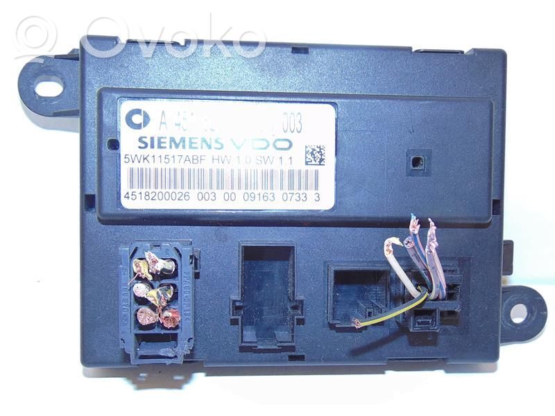 Smart ForTwo II Door central lock control unit/module 