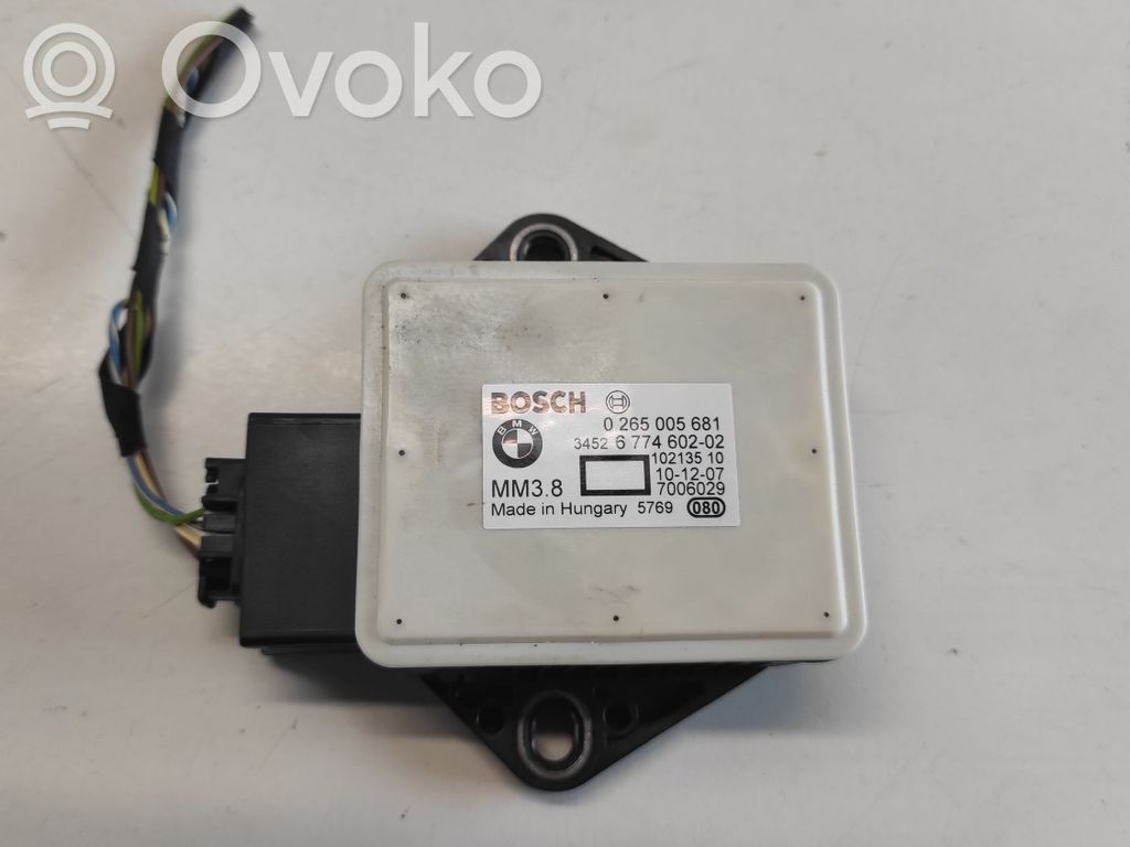 BMW 5 E60 E61 ESP acceleration yaw rate sensor 