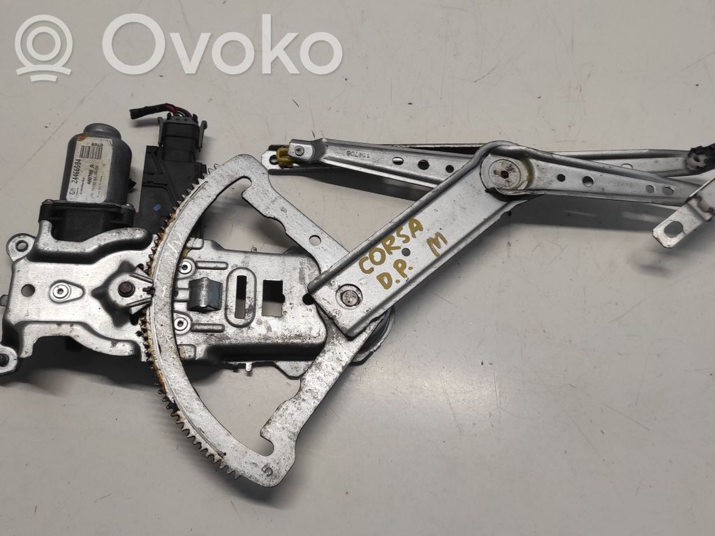 Opel Corsa C Elektryczny podnośnik szyby drzwi przednich 