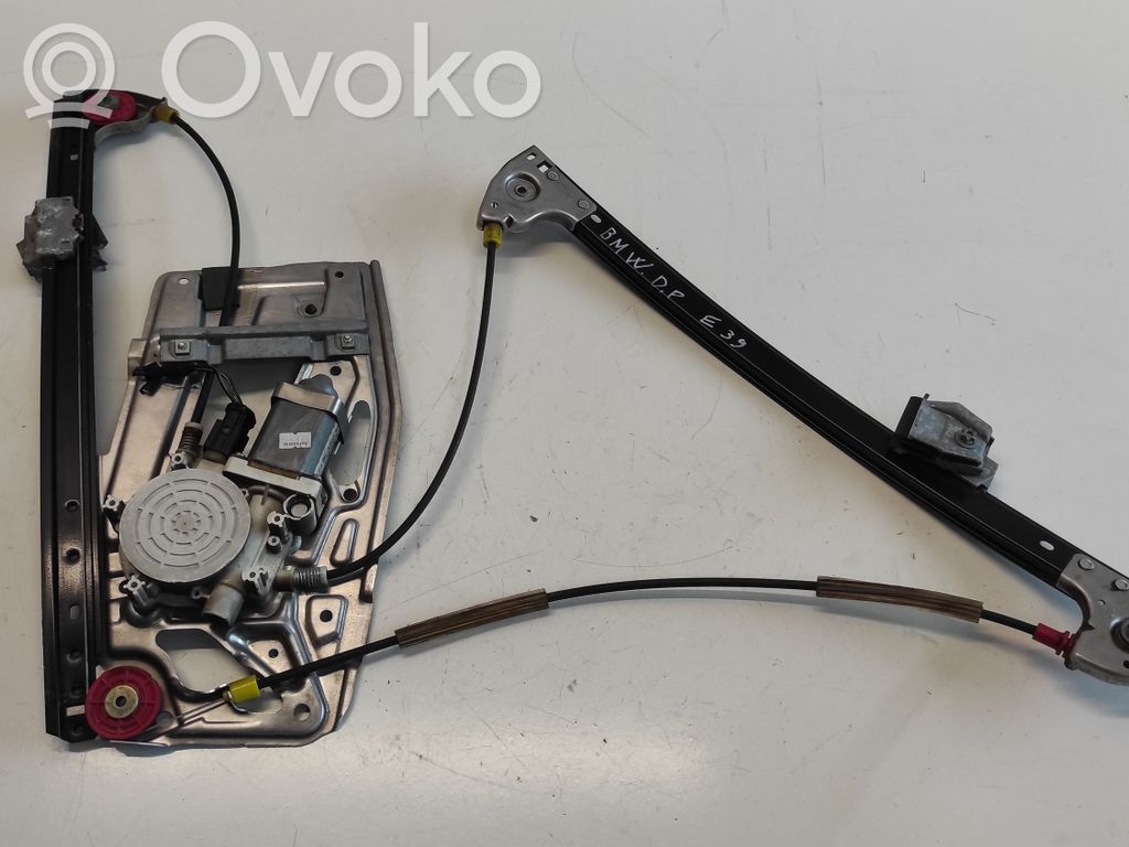 BMW 5 E39 Front door window regulator with motor 