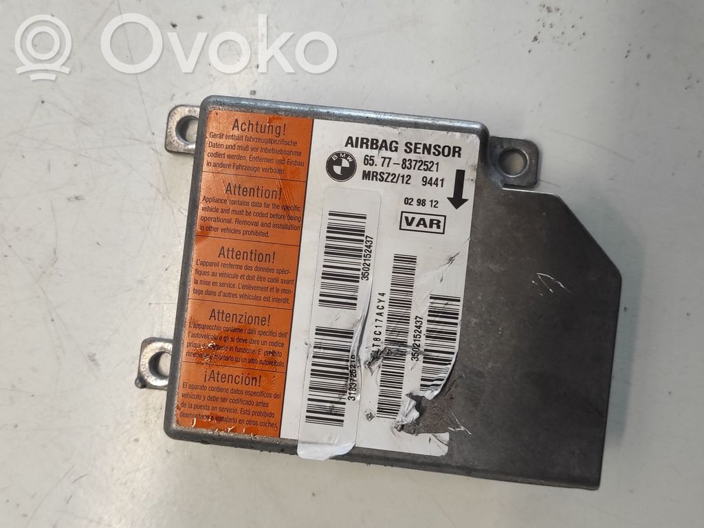 BMW 5 E39 Sterownik / Moduł Airbag 