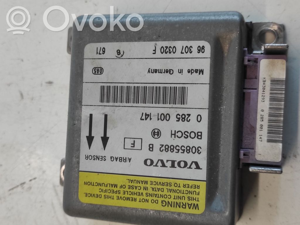 Volvo S40, V40 Airbag control unit/module 