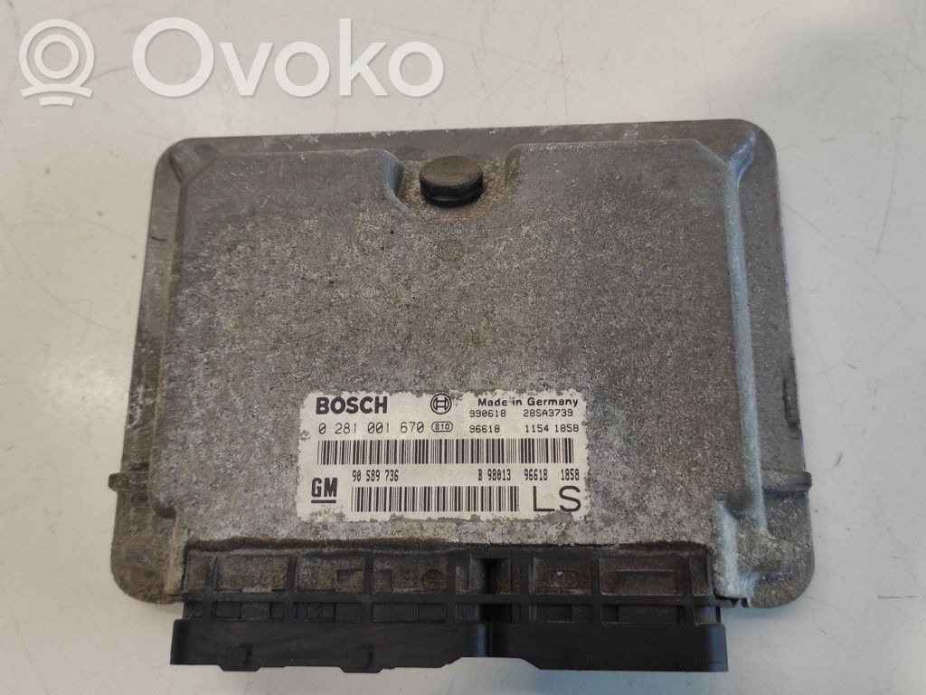 Opel Astra G Unitate/modul de control motor 