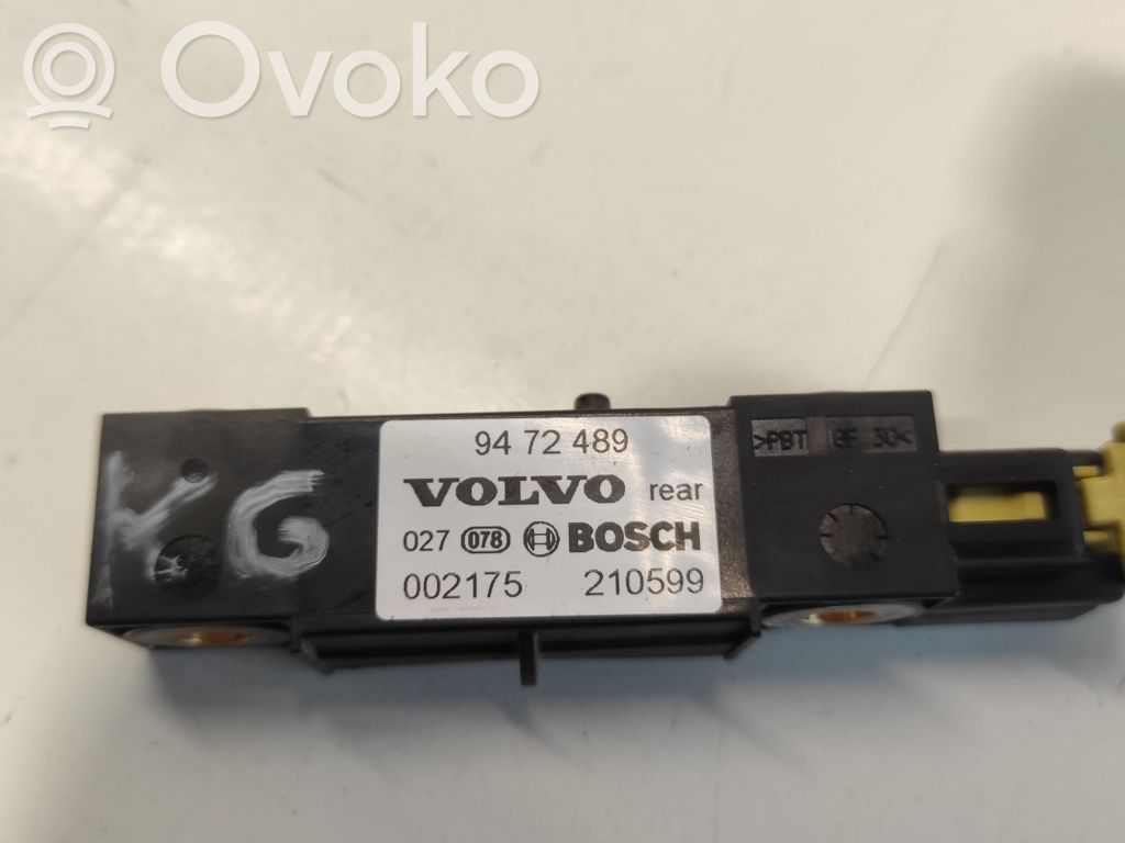 Volvo S80 Airbag deployment crash/impact sensor 