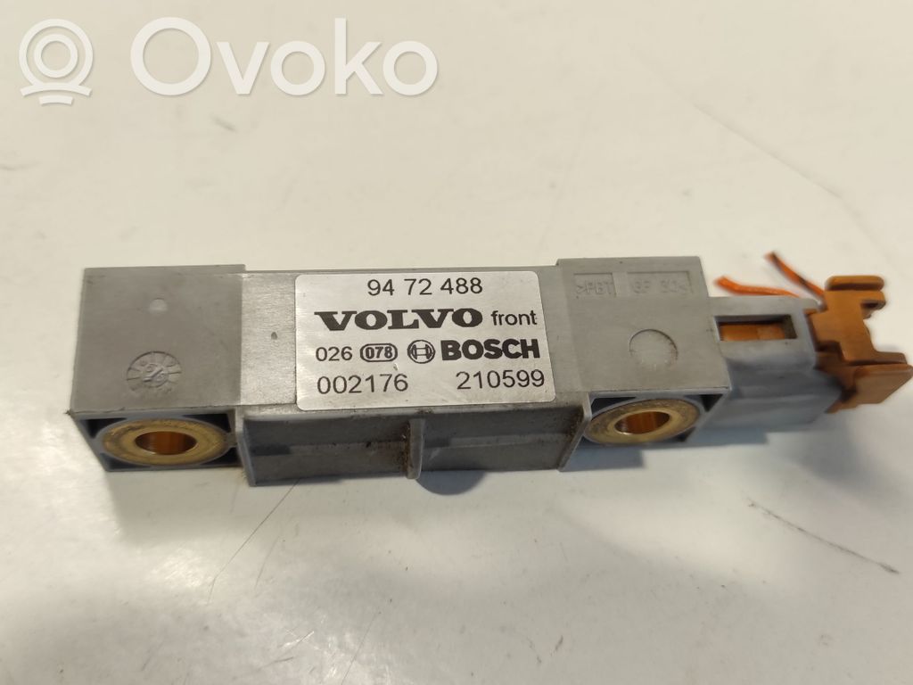 Volvo S80 Airbag deployment crash/impact sensor 