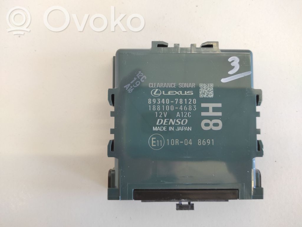 Lexus NX Parking PDC control unit/module 