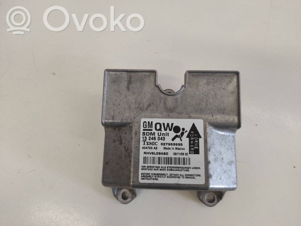 Opel Astra H Airbag control unit/module 